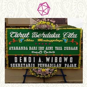 PBD-28 Karangan Bunga Papan Duka Cita
